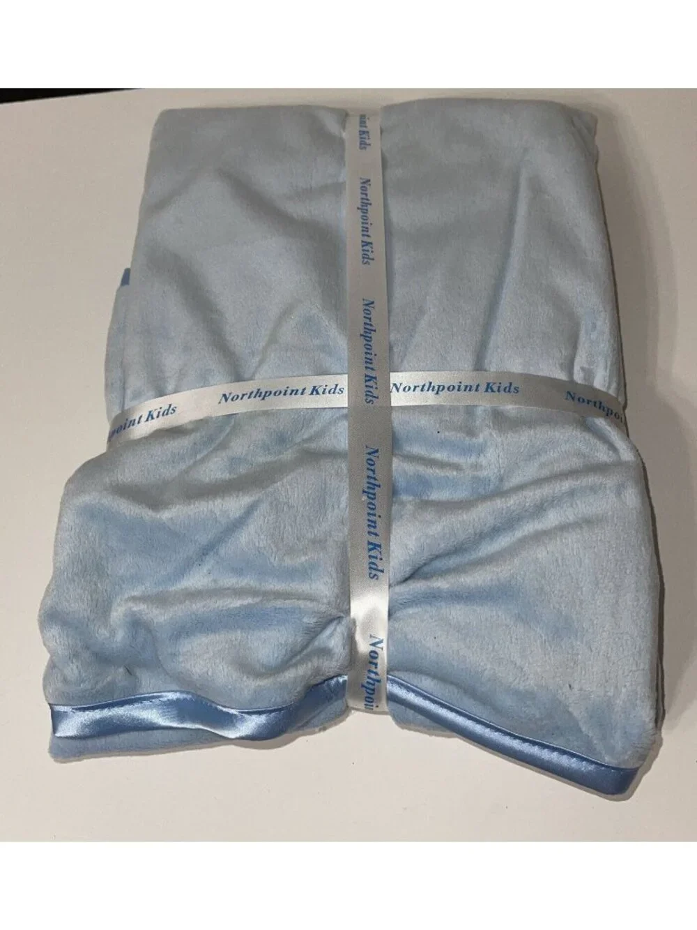 NWT Northpoint Kids Luxe Plush Throw 30”x40” Blue Polyester